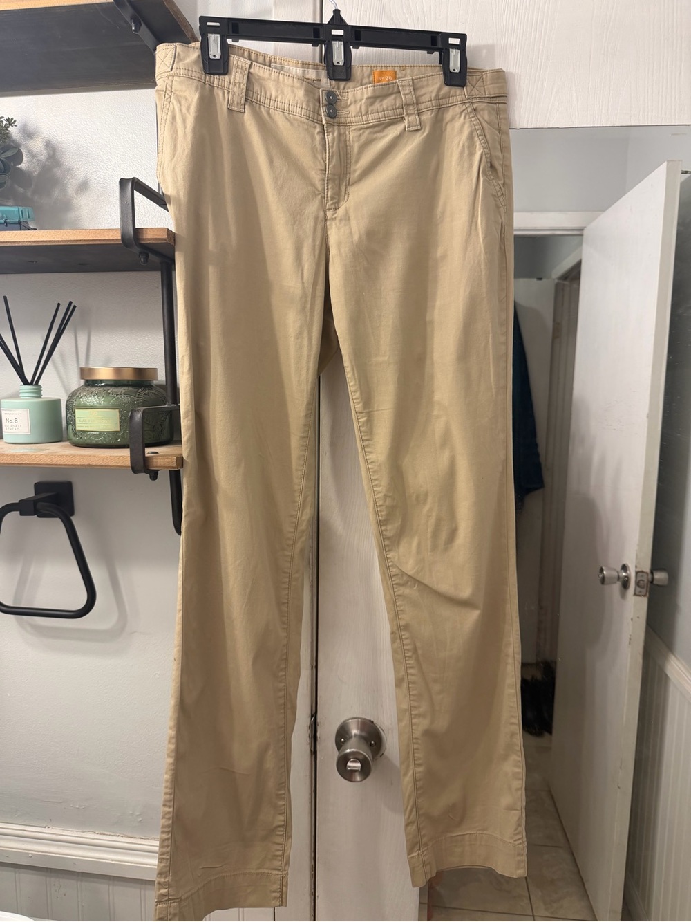 Pilcro Women's Straight-Leg Pants in Khaki